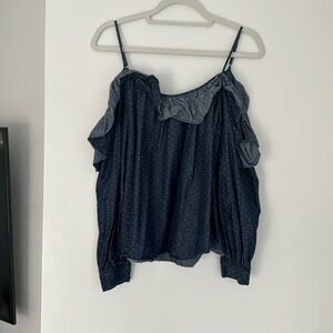 Parker open arms Jean” color blouse